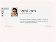 Tablet Screenshot of olariu.org